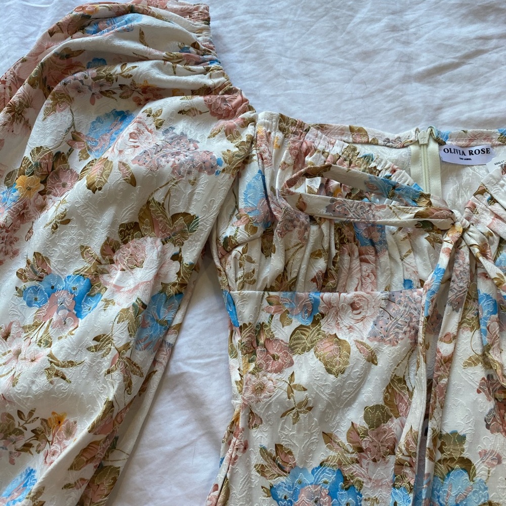 Olivia the label vintage floral Shirley dress S - Picture 5 of 8